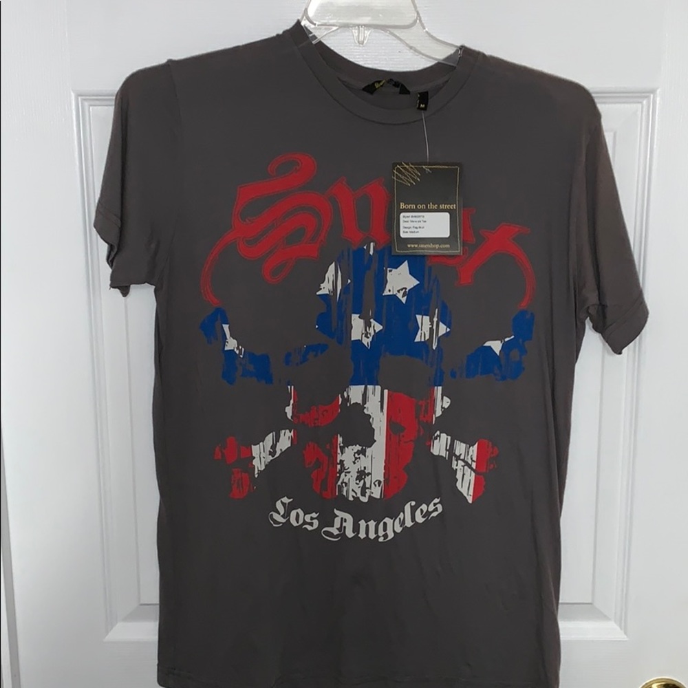 Men’s Smet by Audigier tee..gray w/fade..NWT
